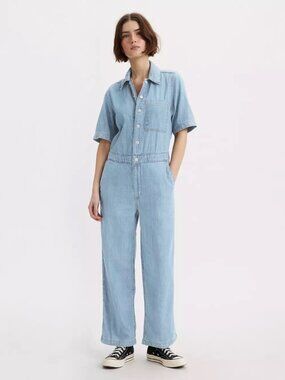 NWT Levi's Short Sleeve Heritage Denim Jumpsuit XXL